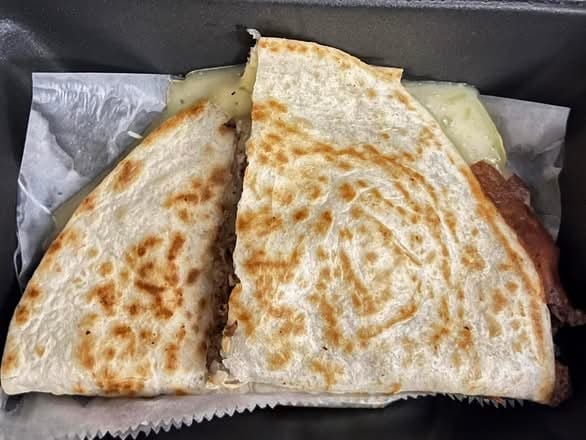 Smoked Brisket Quesadilla.